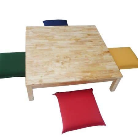 Square Low table and 4 cushions - Image 2