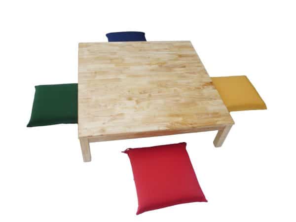 Square Low table and 4 cushions - Image 2