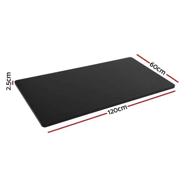 Artiss Standing Desk Top Black 120CM - Image 2