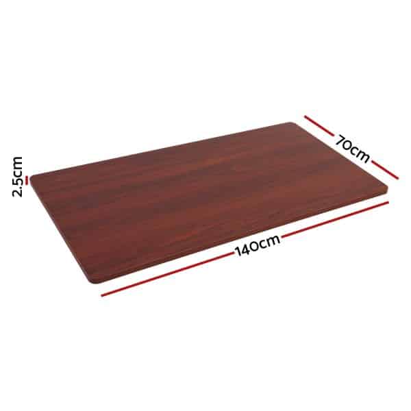 Artiss Standing Desk Top Walnut 140CM - Image 2