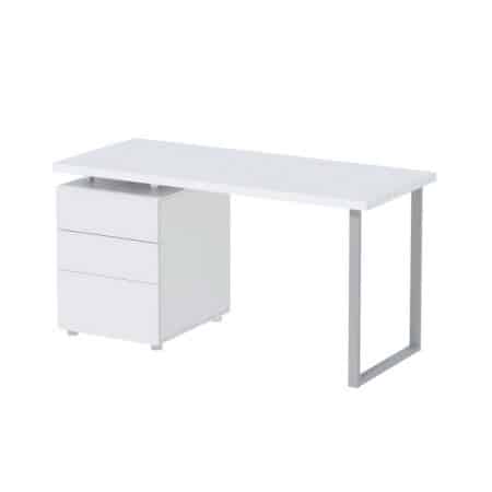 Artiss Computer Desk Drawer White 140CM