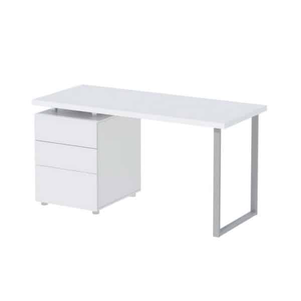 Artiss Computer Desk Drawer White 140CM