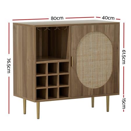 Artiss Buffet Sideboard with Wine Rack - ANYA - Image 2