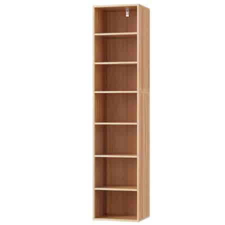 Artiss Bookshelf 7 Tiers MILO Pine
