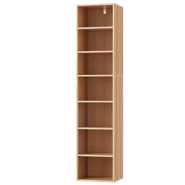 Artiss Bookshelf 7 Tiers MILO Pine