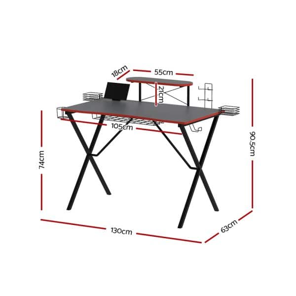 Artiss Gaming Desk Computer Desks 105CM - Image 2