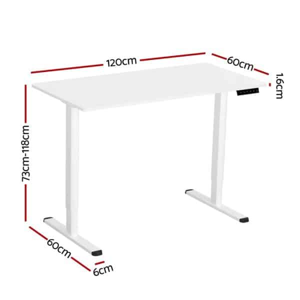 Artiss Electric Standing Desk Sit Stand Desks 120CM - Image 2