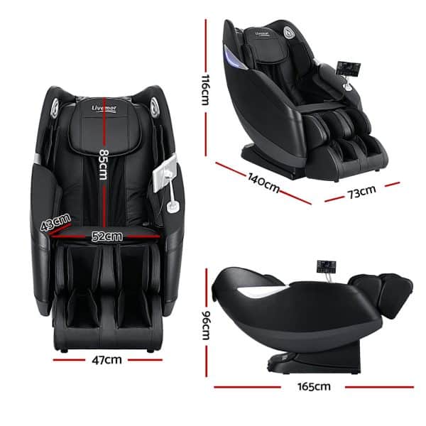 Livemor Massage Chair Electric Recliner Home 3D Massager Flynn - Image 2