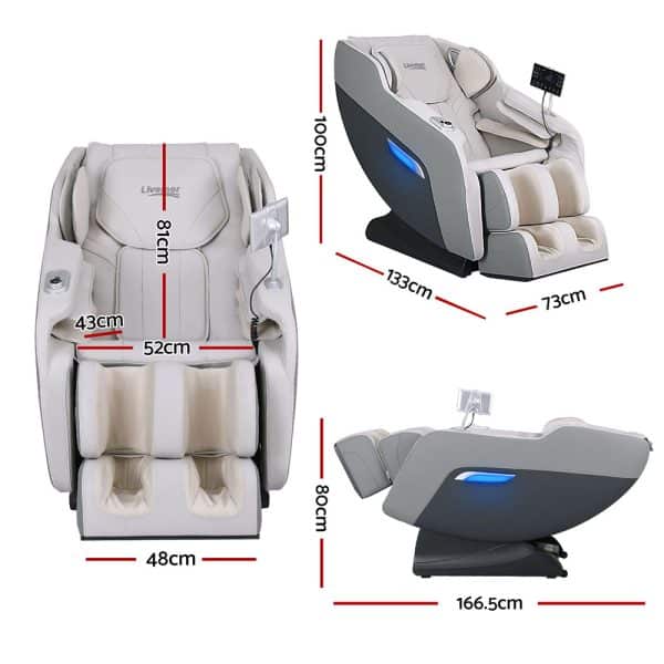 Livemor Massage Chair Electric Recliner Home Massager Brisa - Image 2