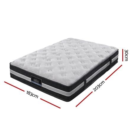 Giselle Bedding 30cm Mattress Pocket Spring King - Image 2