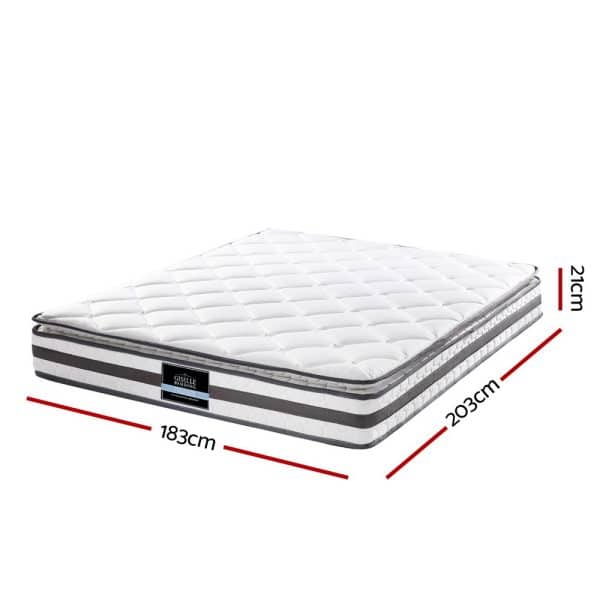Giselle Bedding 21cm Mattress Pillow Top King - Image 2