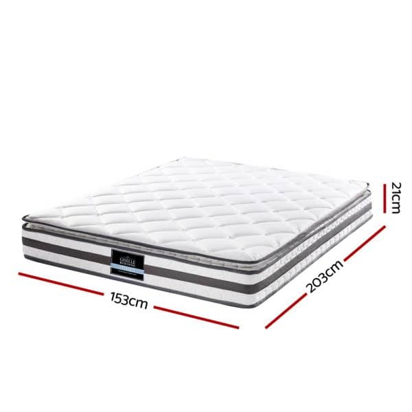 Giselle Bedding 21cm Mattress Pillow Top Queen - Image 2