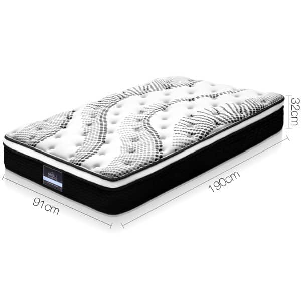 Giselle Bedding 32cm Mattress Euro Top Single - Image 2