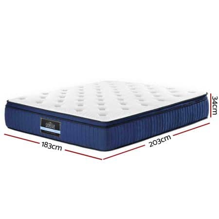 Giselle Bedding 34cm Mattress Cool Gel Memory Foam 7 Zone King - Image 2