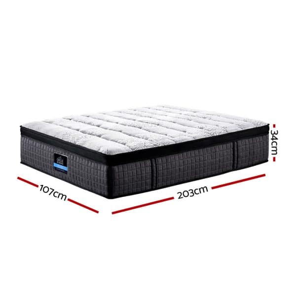 Giselle Bedding 34cm Mattress 9 Zone Latex Foam King Single - Image 2