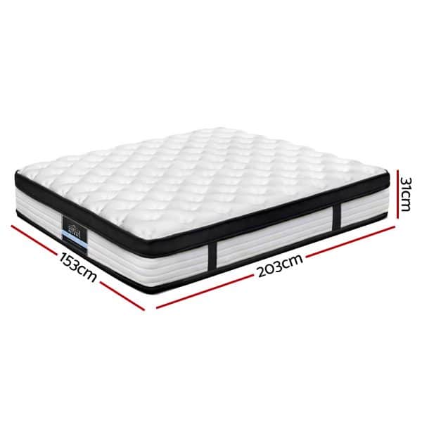 Giselle Bedding 31cm Mattress Euro Top Queen - Image 2