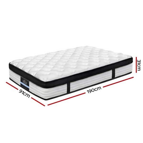 Giselle Bedding 31cm Mattress Euro Top Single - Image 2