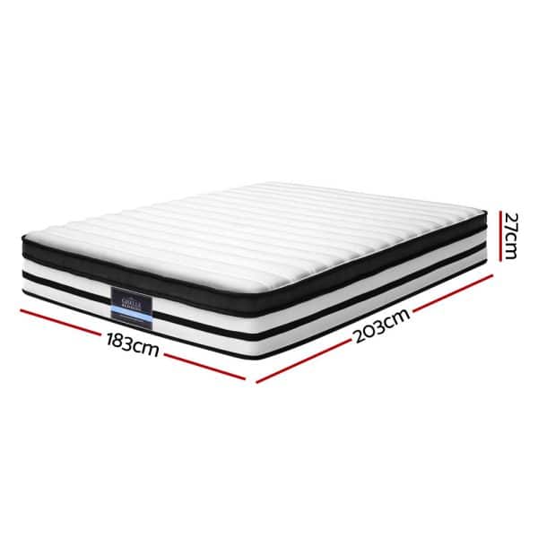 Giselle Bedding 27cm Mattress Euro Top King - Image 2