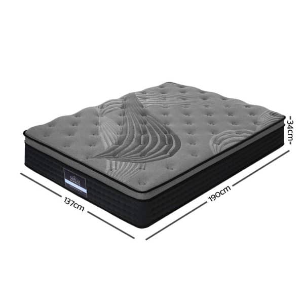Giselle Bedding 34cm Mattress Bamboo Cover Double - Image 2