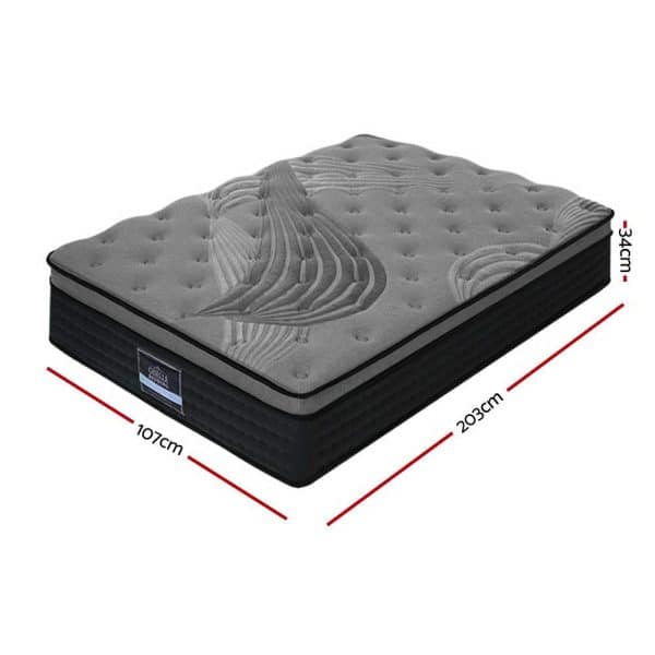 Giselle Bedding 34cm Mattress Bamboo Cover King Single - Image 2