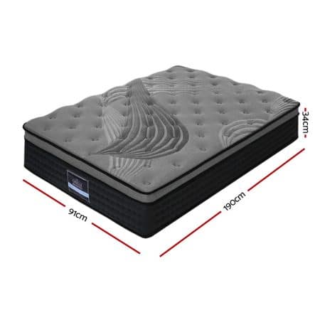 Giselle Bedding 34cm Mattress Bamboo Cover Single - Image 2
