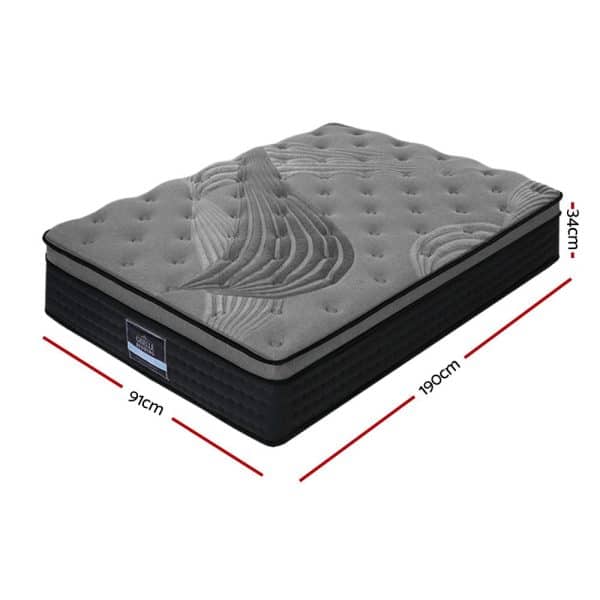Giselle Bedding 34cm Mattress Bamboo Cover Single - Image 2