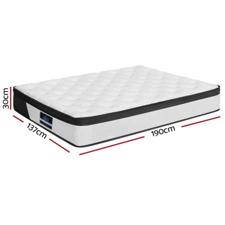 Giselle Bedding 30cm Mattress Euro Top Double - Image 2