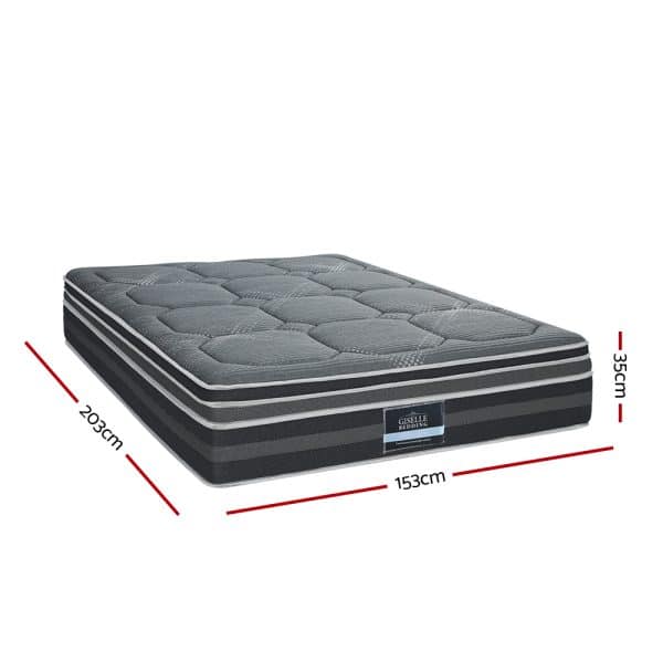 Giselle Bedding 35cm Mattress Bamboo Cover Queen - Image 2