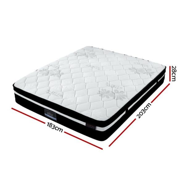 Giselle Bedding 28cm Mattress Super Firm King - Image 2