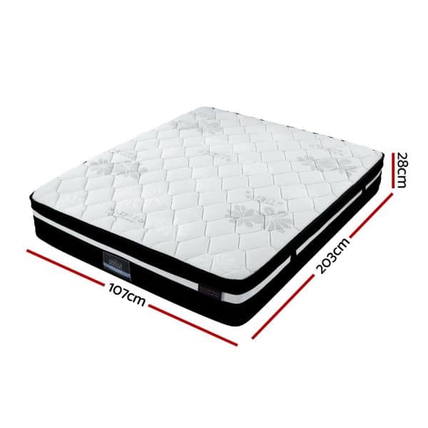 Giselle Bedding 28cm Mattress Super Firm King Single - Image 2