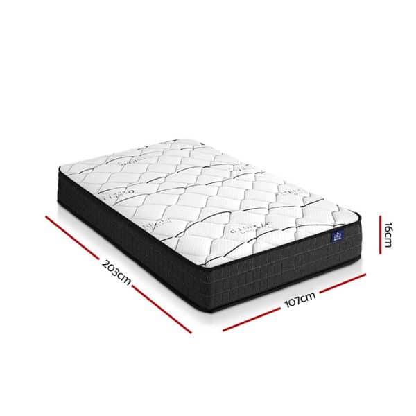 Giselle Bedding 16cm Mattress Medium Firm King Single - Image 2