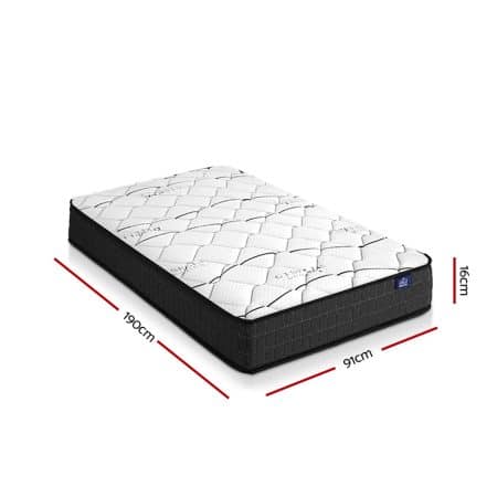 Giselle Bedding 16cm Mattress Medium Firm Single - Image 2
