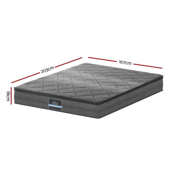 Giselle Bedding 18cm Mattress Pillow Top King Single - Image 2