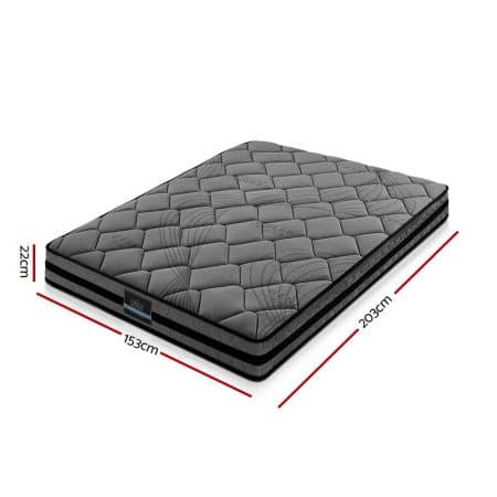 Giselle Bedding 22cm Mattress Medium Firm Queen - Image 2