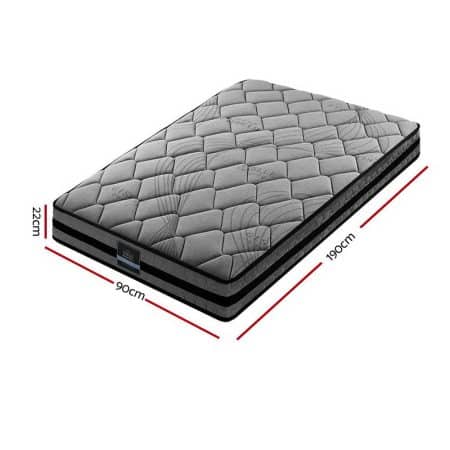 Giselle Bedding 22cm Mattress Medium Firm Single - Image 2