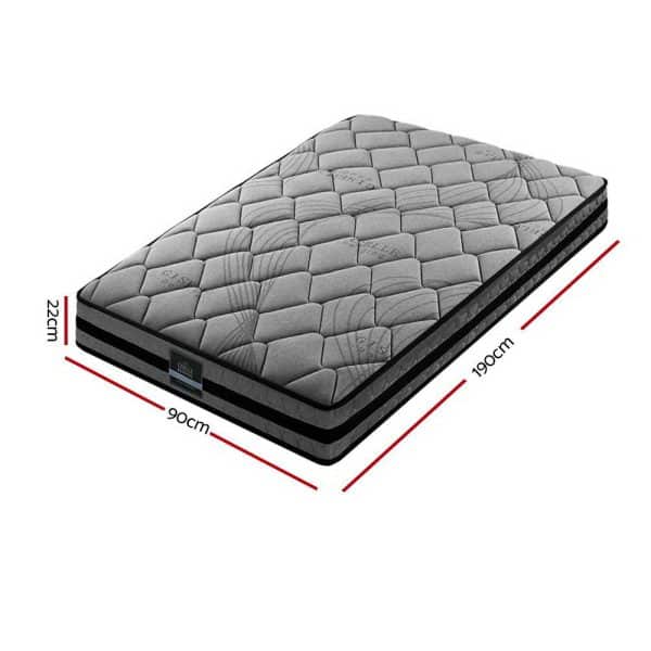 Giselle Bedding 22cm Mattress Medium Firm Single - Image 2