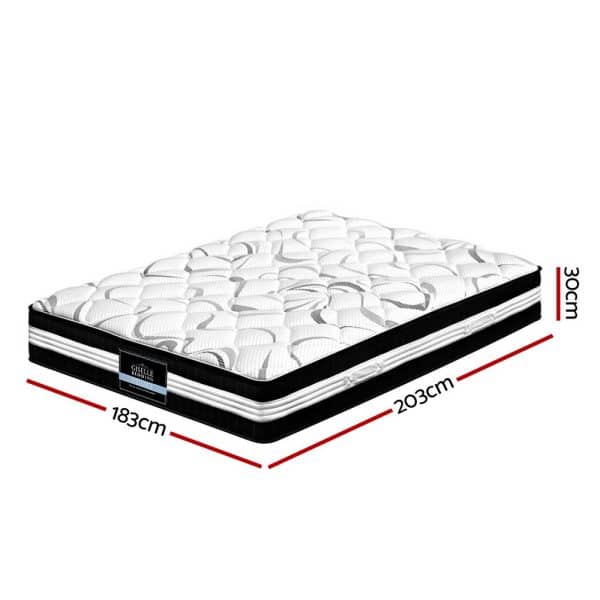 Giselle Bedding 30cm Mattress Medium Firm King - Image 2