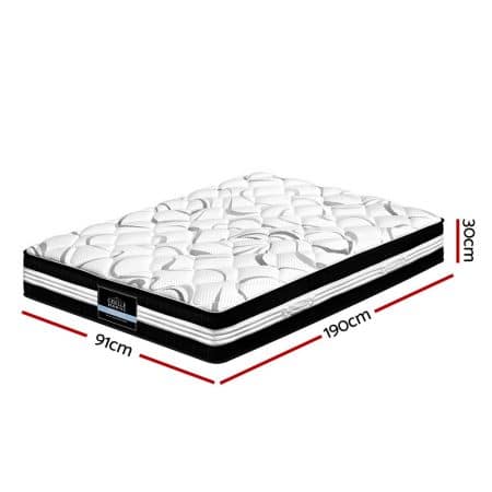 Giselle Bedding 30cm Mattress Medium Firm Single - Image 2