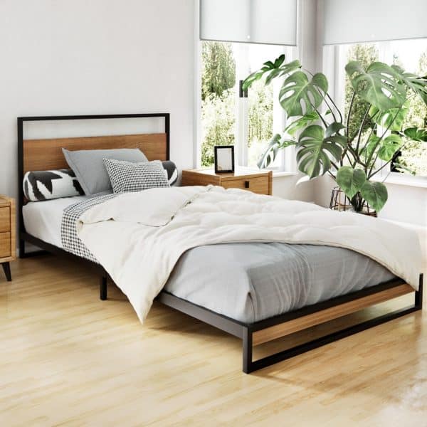 Artiss Bed Frame Metal Frame DANE - King Single - Image 2
