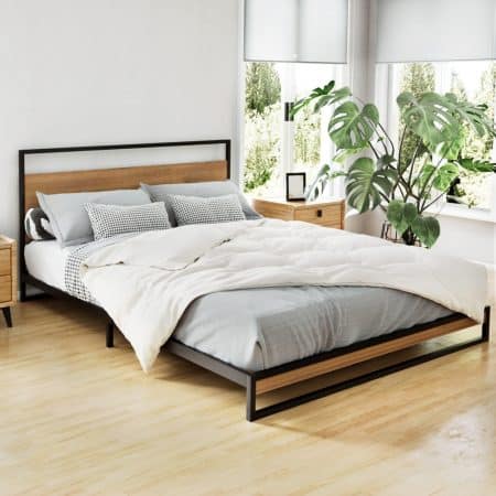 Artiss Bed Frame Queen Size Metal Frame DANE - Image 2