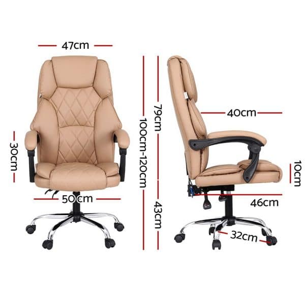 Artiss Massage Office Chair Computer Chairs High Back - Image 2