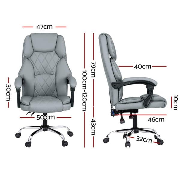 Artiss Massage Office Chair Computer Chairs High Back - Image 2