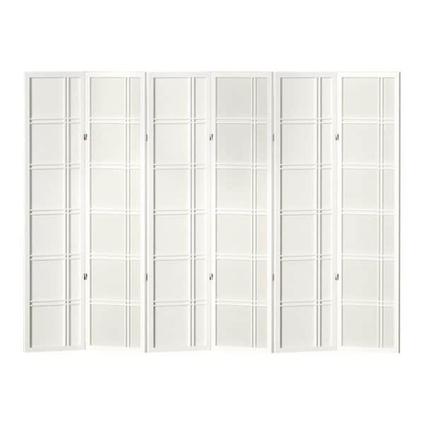 Artiss 6 Panel Room Divider Screen 265x179cm Nova White