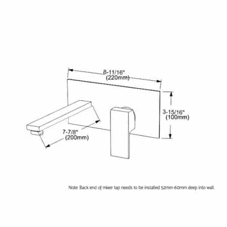 Cefito Bathroom Basin Mixer Tap Separate Faucet Vanity Laundry Chrome - Image 2