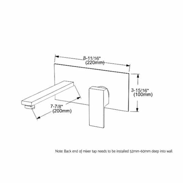 Cefito Bathroom Basin Mixer Tap Separate Faucet Vanity Laundry Chrome - Image 2