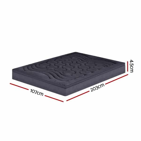 Giselle Bedding Mattress Topper Pillowtop 3-Zone King Single - Image 2