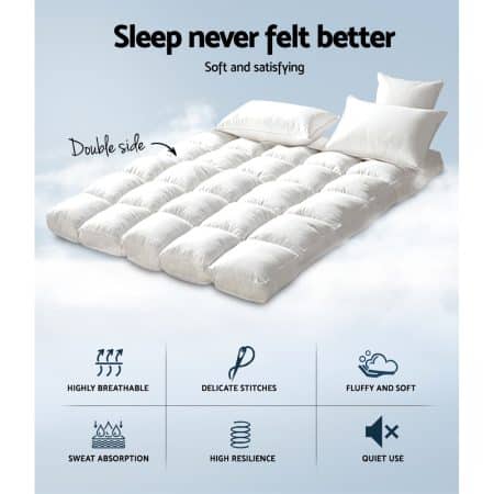 Giselle Bedding Mattress Topper Pillowtop Bamboo King - Image 2