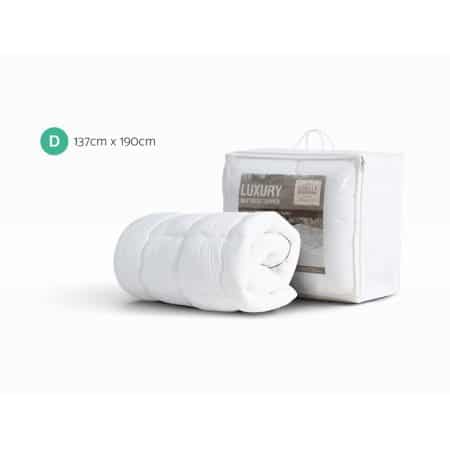 Giselle Bedding Mattress Topper Pillowtop - Double - Image 2
