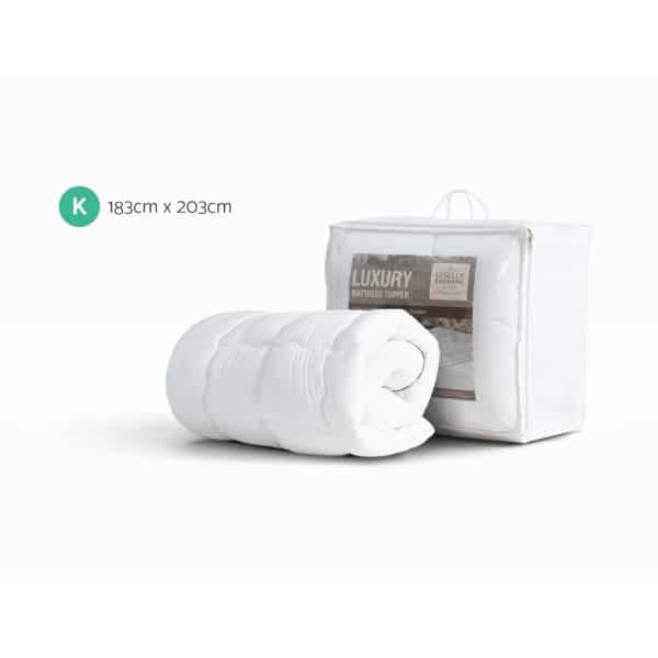 Giselle Bedding Mattress Topper Pillowtop - King - Image 2
