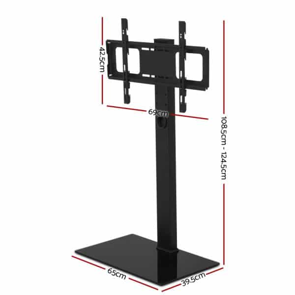 Artiss TV Stand Mount Bracket for 32"-70" LED LCD Glass Storage Floor Shelf - Image 2
